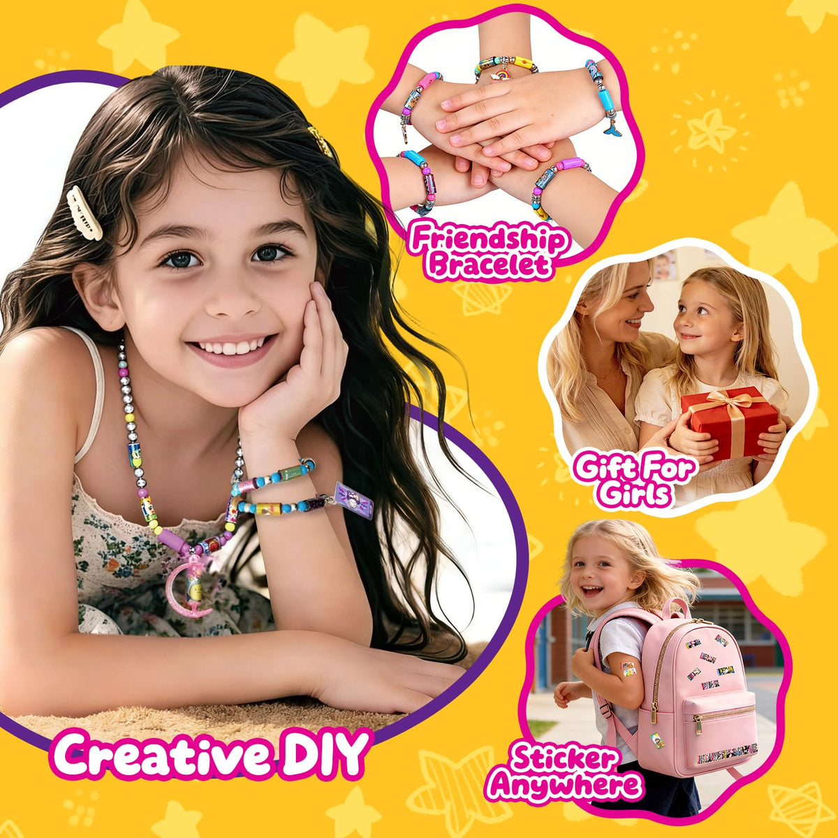 Jhtigre 8 charm tags for easy labeling and swapping with friends.