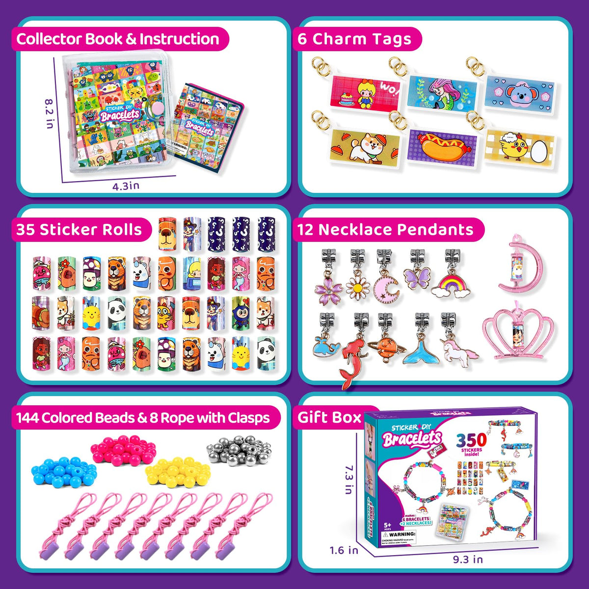 Jhtigre kid-friendly jewelry maker supports imaginative play for ages five plus