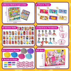jhtigre Sticker Bracelet Kit gift ideas for girls to enjoy crafts and sharing.
