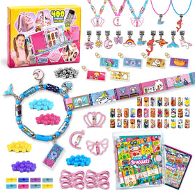 jhtigre Sticker Bracelet Kit packaging shows colorful contents for easy gifting.