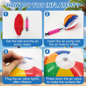JHUEOPQD compact storage beach balls, great for classrooms and travel