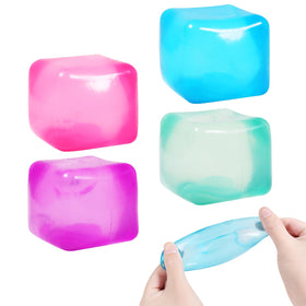 JIACAI pink stress cube close-up for calming fidgeting at work