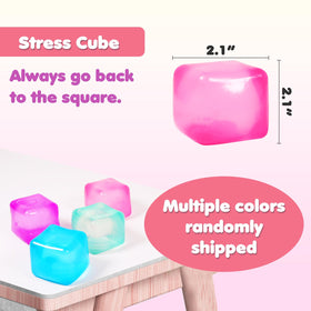 JIACAI purple stress cube in pack for silent, portable stress relief.