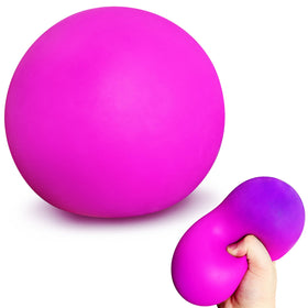 JIAHO giant color-change stress ball in purple for focused squeezing and relaxation