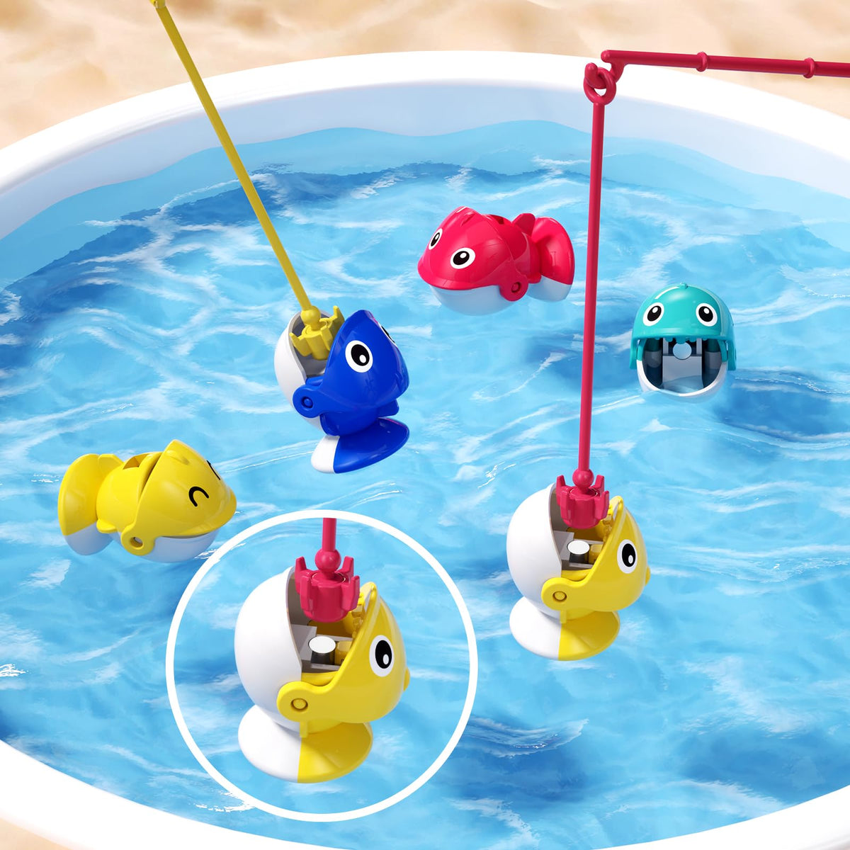 Jiakora fishing rods set supports multiple players for collaborative fun