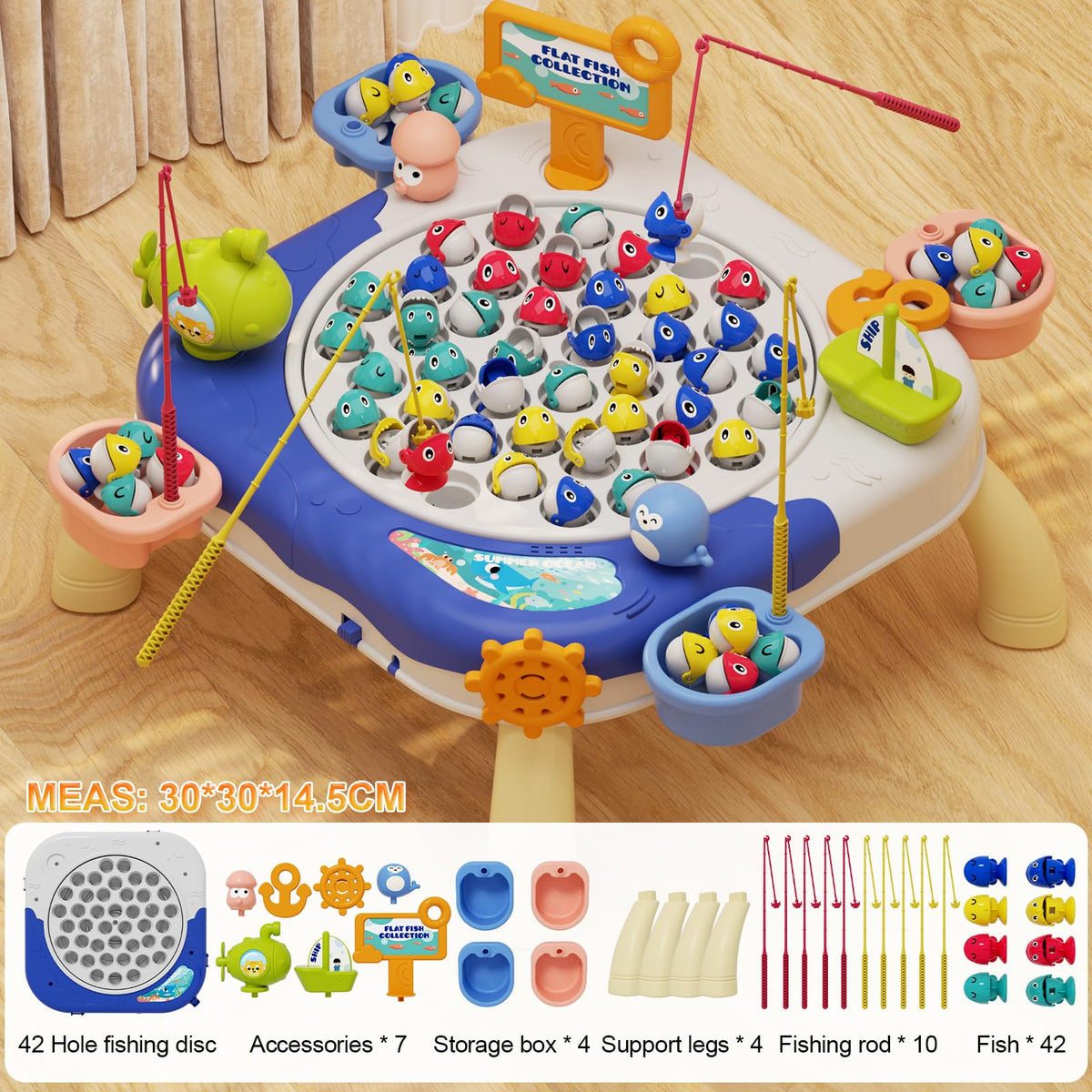 Jiakora safe ABS plastic ensures BPA-free, child-friendly play