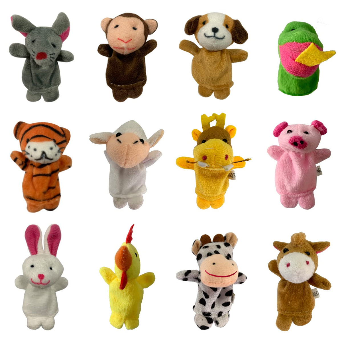 JIALWEN finger puppet eggs showcasing mouse and rabbit designs for storytelling fun.