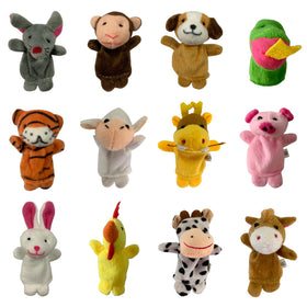 JIALWEN finger puppet eggs showcasing mouse and rabbit designs for storytelling fun.