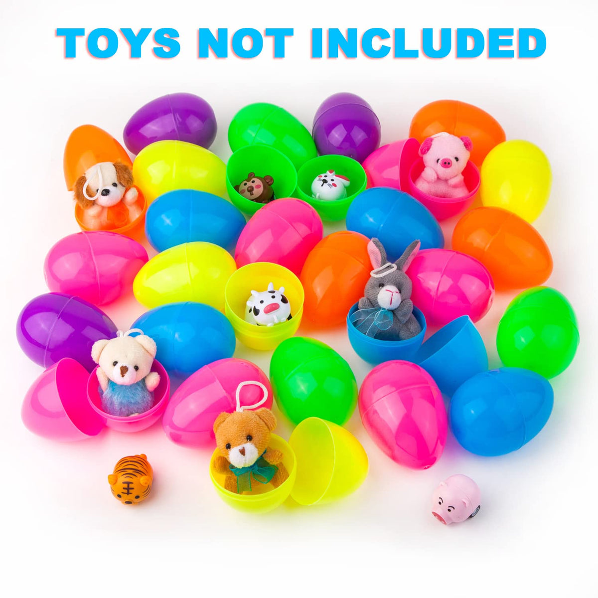 JIALWEN orange 3.35-inch Easter egg, fills with candy or small toys for excitement.
