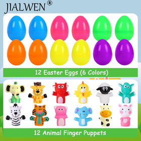 JIALWEN open eggs reveal surprise puppets for playtime adventures.