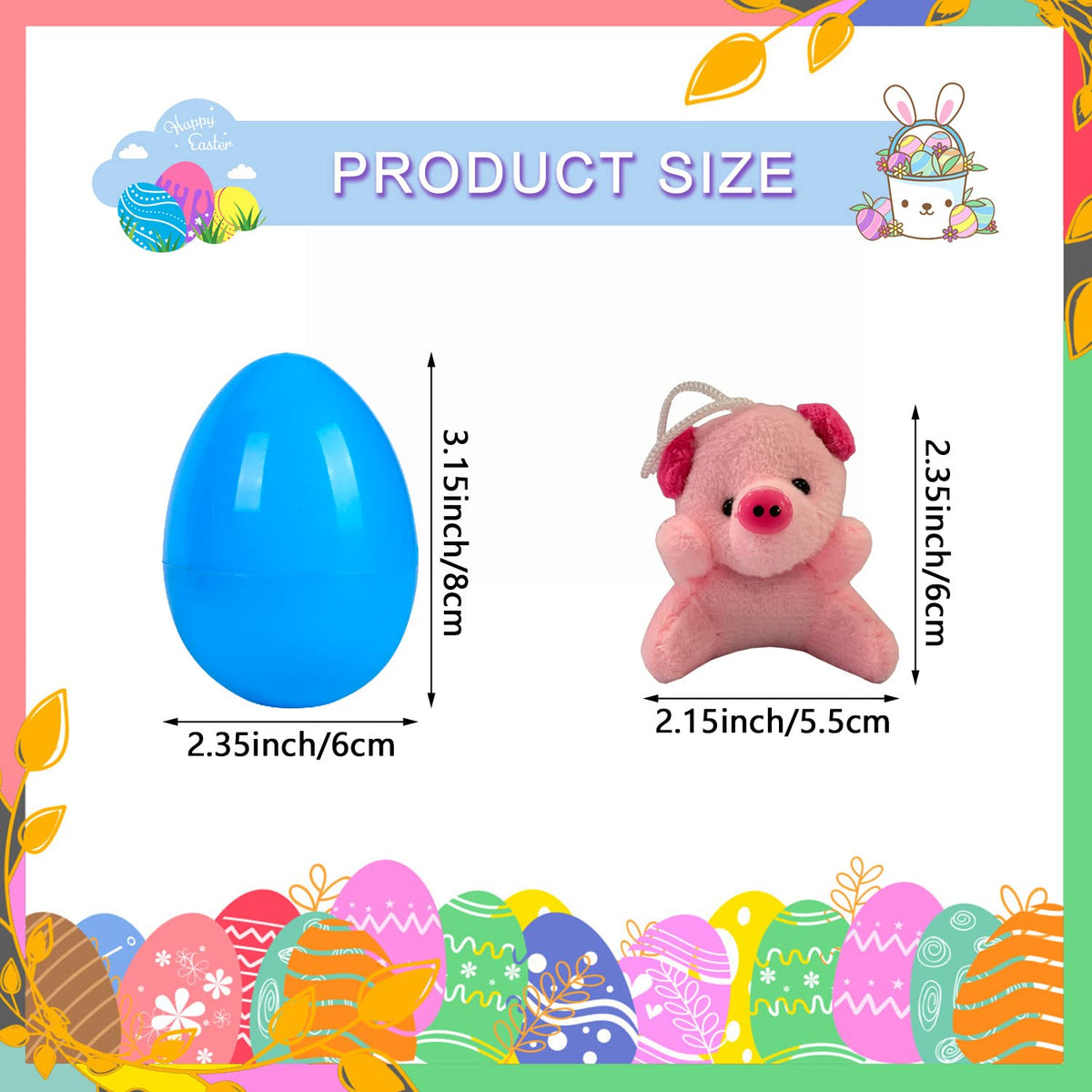 JIALWEN non-toxic plastic eggs ensure safe, reusable Easter fun