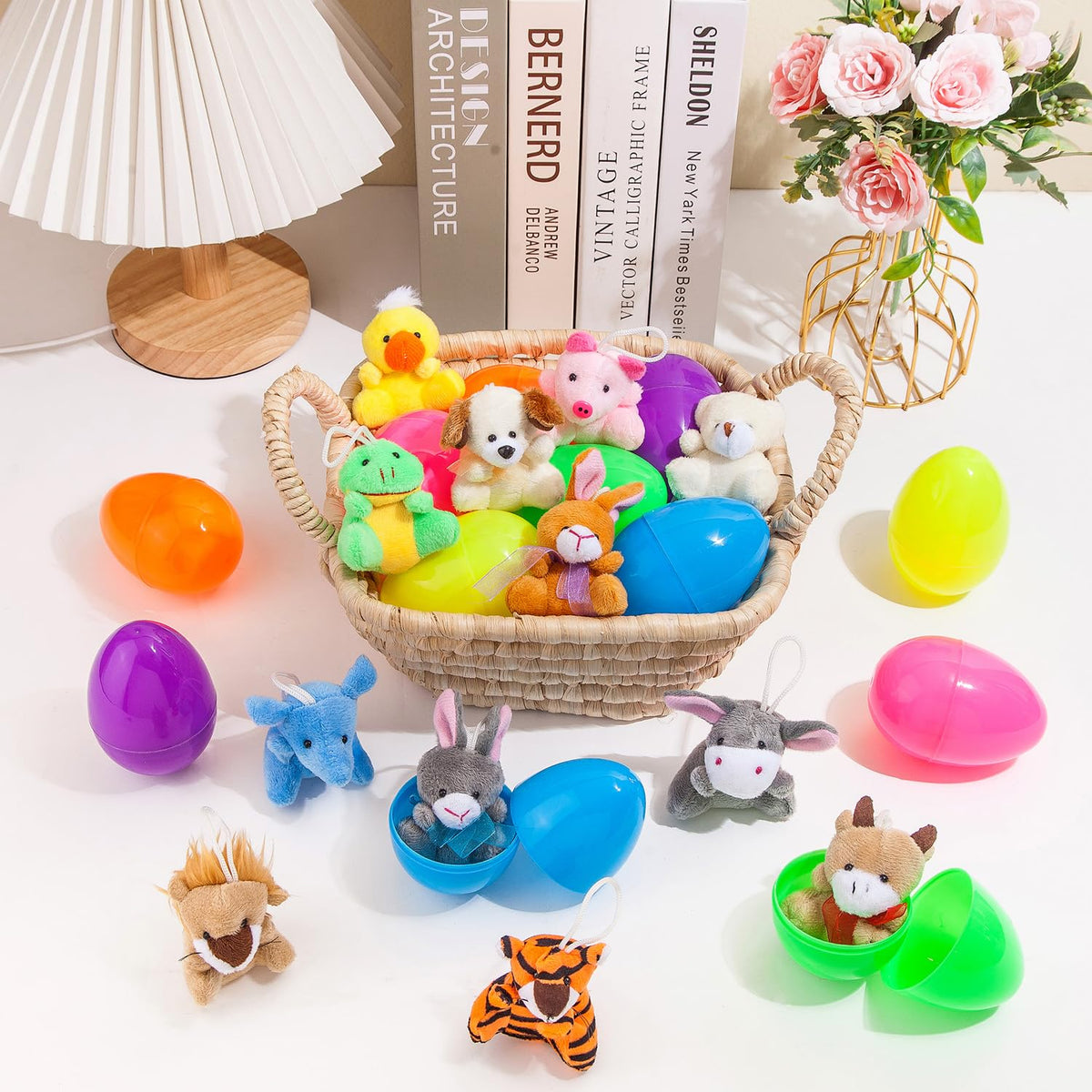 JIALWEN soft animal plush inside eggs enhances surprise during playtime