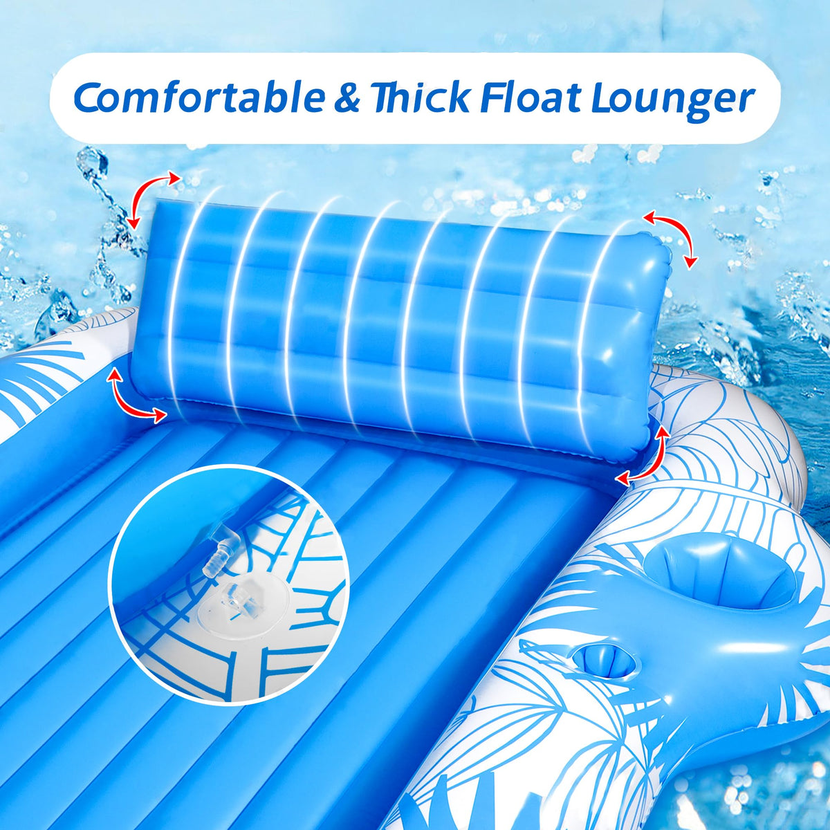 JIANYHW thick air cushion base offering soft, supportive lounging
