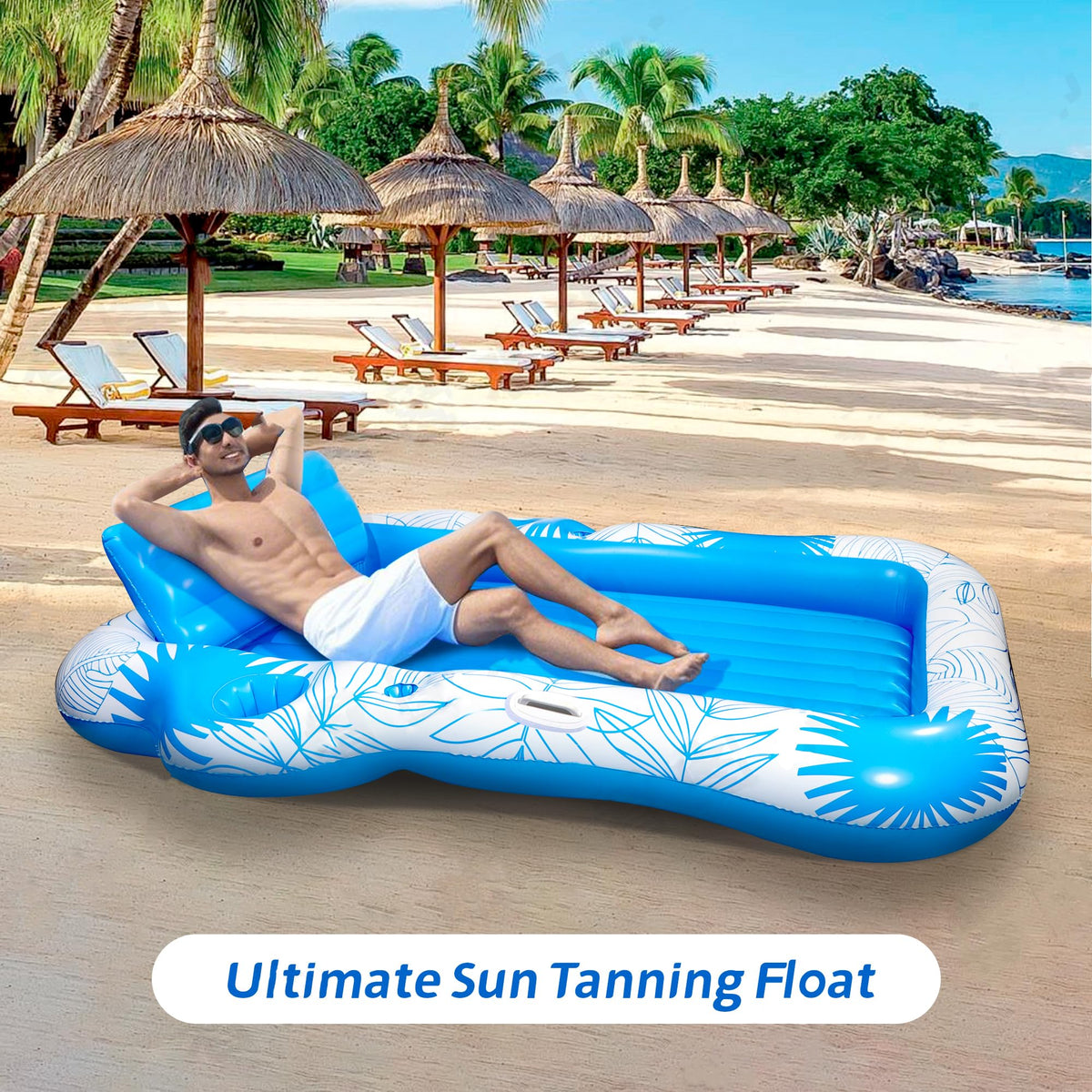 UV-protected premium PVC and puncture-tested construction endure outdoor use.