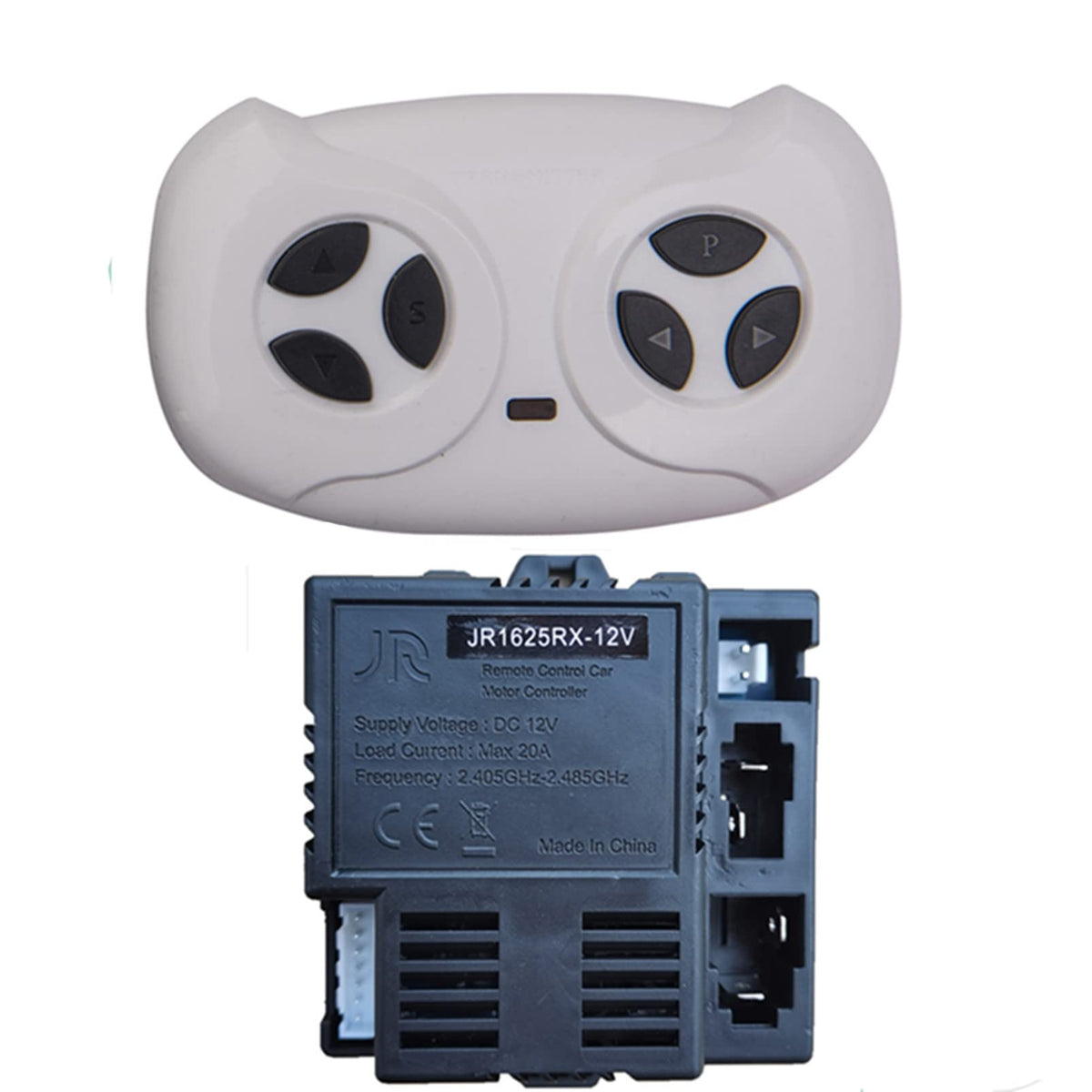 JIARUIXIN JR1625RX 12V remote box for kids' ride-on car, Bluetooth control