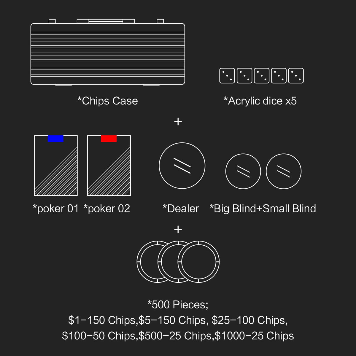 JIESITE poker table night setup ready for group play
