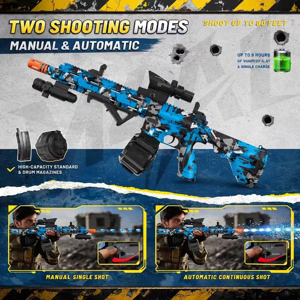 Effective 80-100 feet range for extended skirmishes