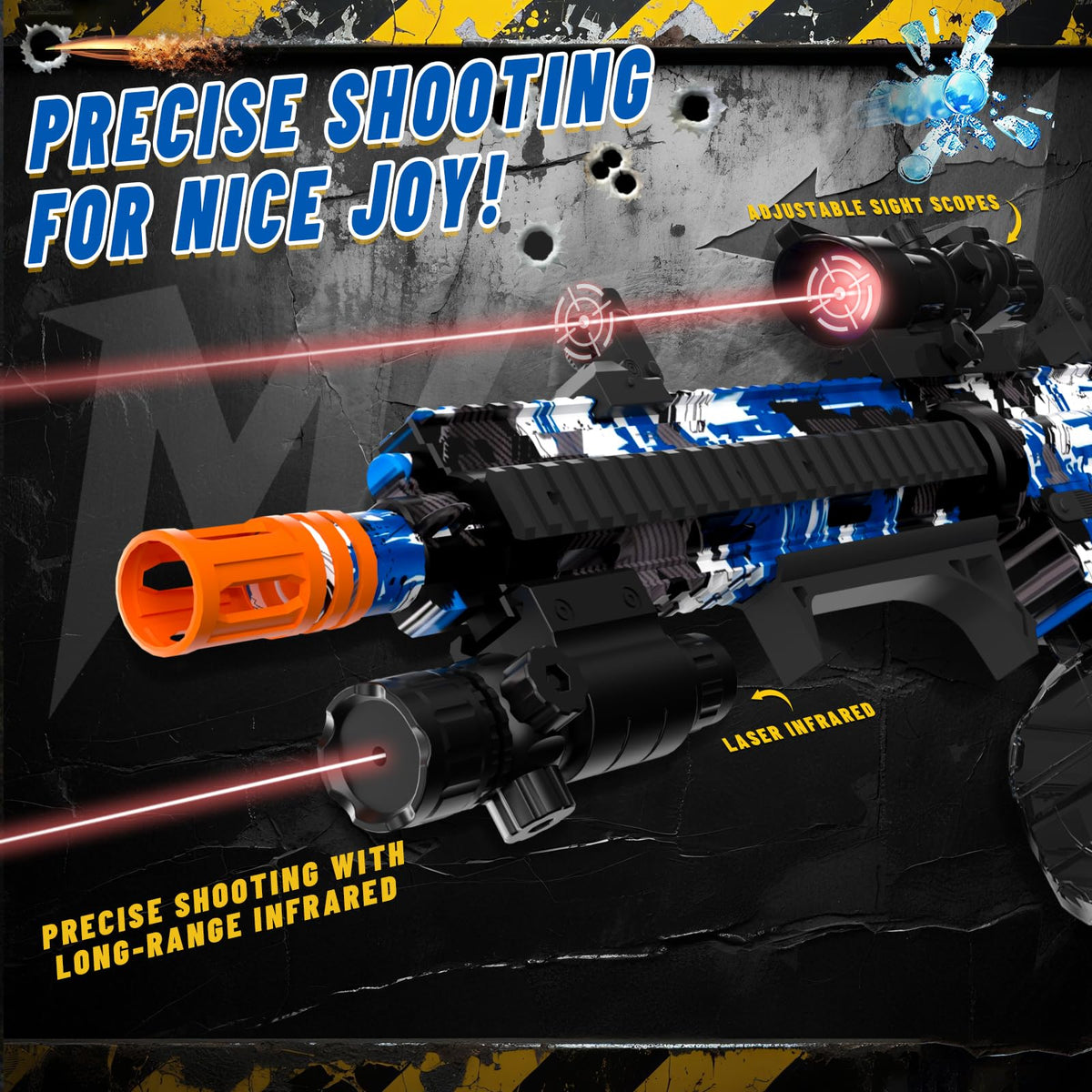 JIFTOK auto and semi-auto modes offer versatile firing options.