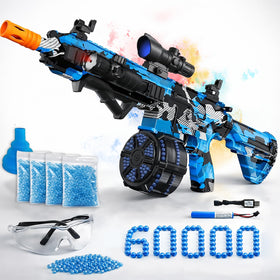 JIFTOK electric gel ball blaster in blue and black for fast outdoor battles