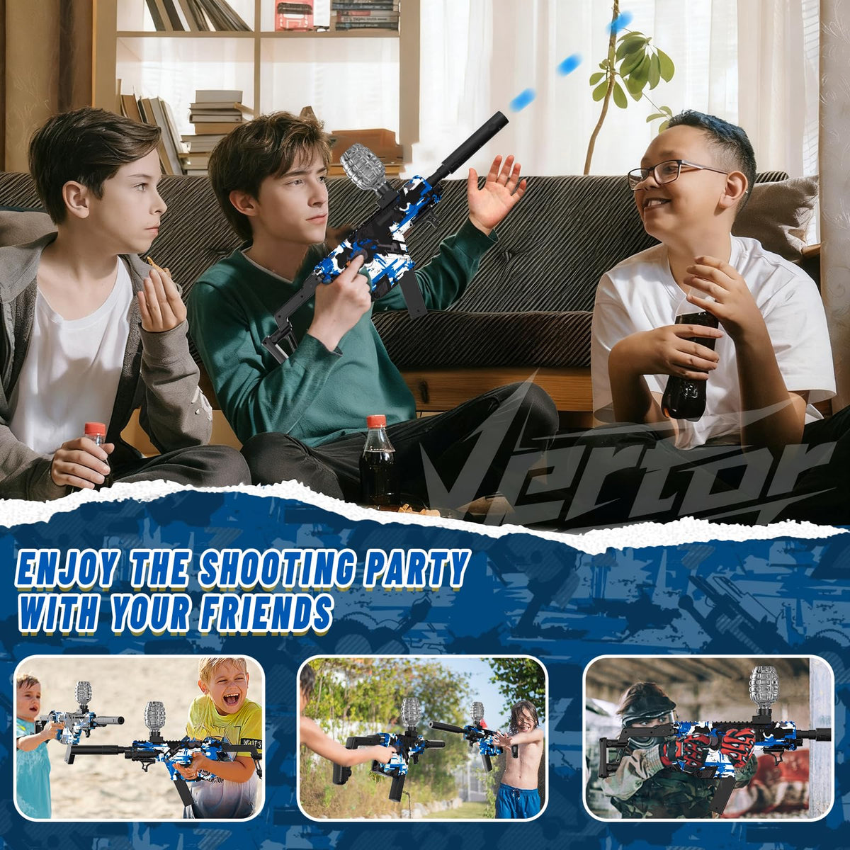 JIFTOK outdoor battle scene showing action-friendly setup.