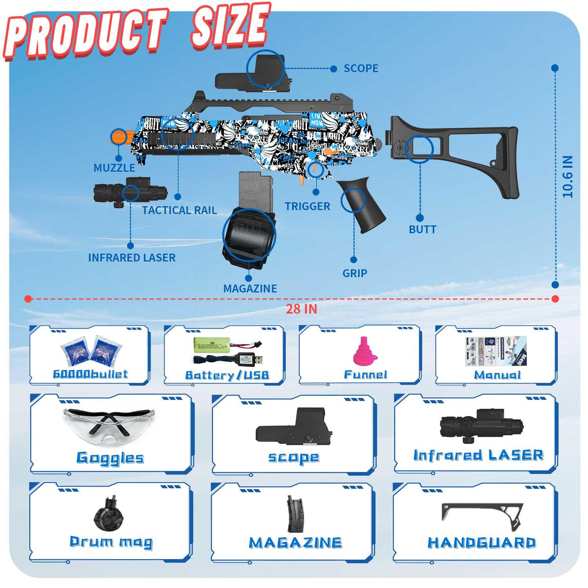 Outdoor party gear ready for backyard and field games
