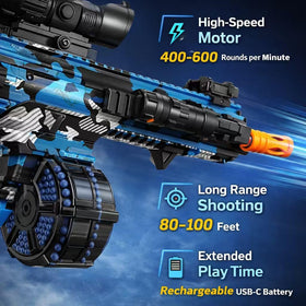 Safety goggles included with JIFTOK blaster for eye protection