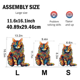 Jigfoxy laser-cut wood puzzle detail with crisp edges for satisfying assembly.