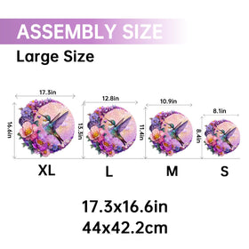 Jigfoxy precision-cut edges puzzle ensures snug fits and neat edges during assembly.