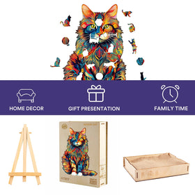 Jigfoxy wooden puzzle gift-ready packaging, perfect for holidays and gifting.