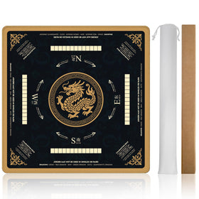 JIHUIJOY mahjong mat with storage bag, easy for travel and quick setup