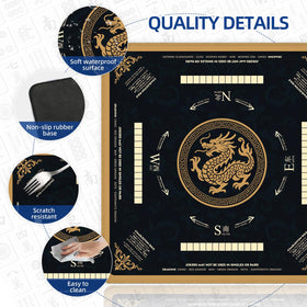 JIHUIJOY mat back is waterproof and anti-slip for stable table play