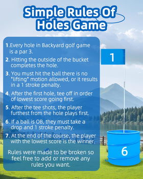 JIIFO backyard golf game as a fun outdoor gift for family and friends.