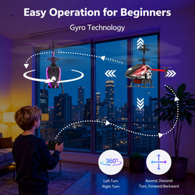 Jikuva RC helicopter with two batteries for longer playtime