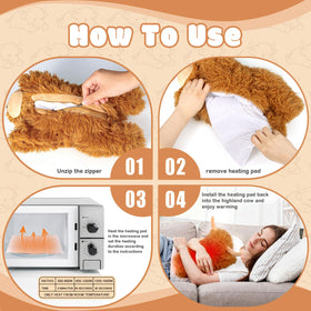 Dimensions 15x8x7 inches of JILPAK Highland cow plush