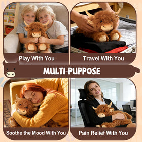 JILPAK Highland Cow gift-ready plush for cow lovers.