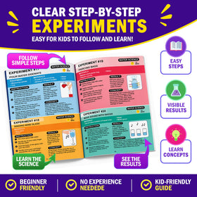 Jim&Gloria instruction manual beside simple, guided experiments