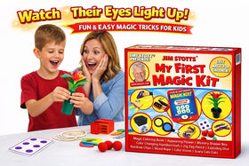 Jim Stott Magic appearing flower prop in action, delightful effect for kids.