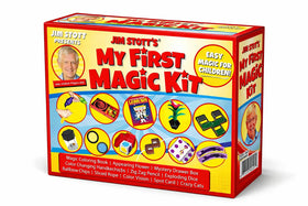 Jim Stott Magic first kit box open, inviting hands-on magic learning.