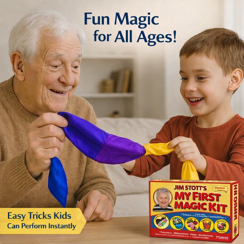 Jim Stott Magic coloring book trick ready for practice by beginners.