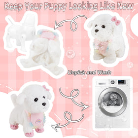 Gift-ready packaging of Jimate puppy toy for holidays or birthdays
