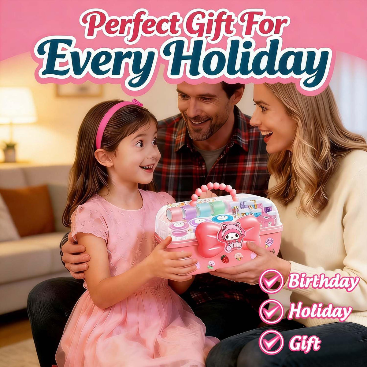 Jimcii Nano Tape Bubble Kit gift-ready box for birthdays and holidays.