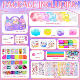 Jimcii Nano Tape Bubble Kit color variety shown for vibrant bubbles.