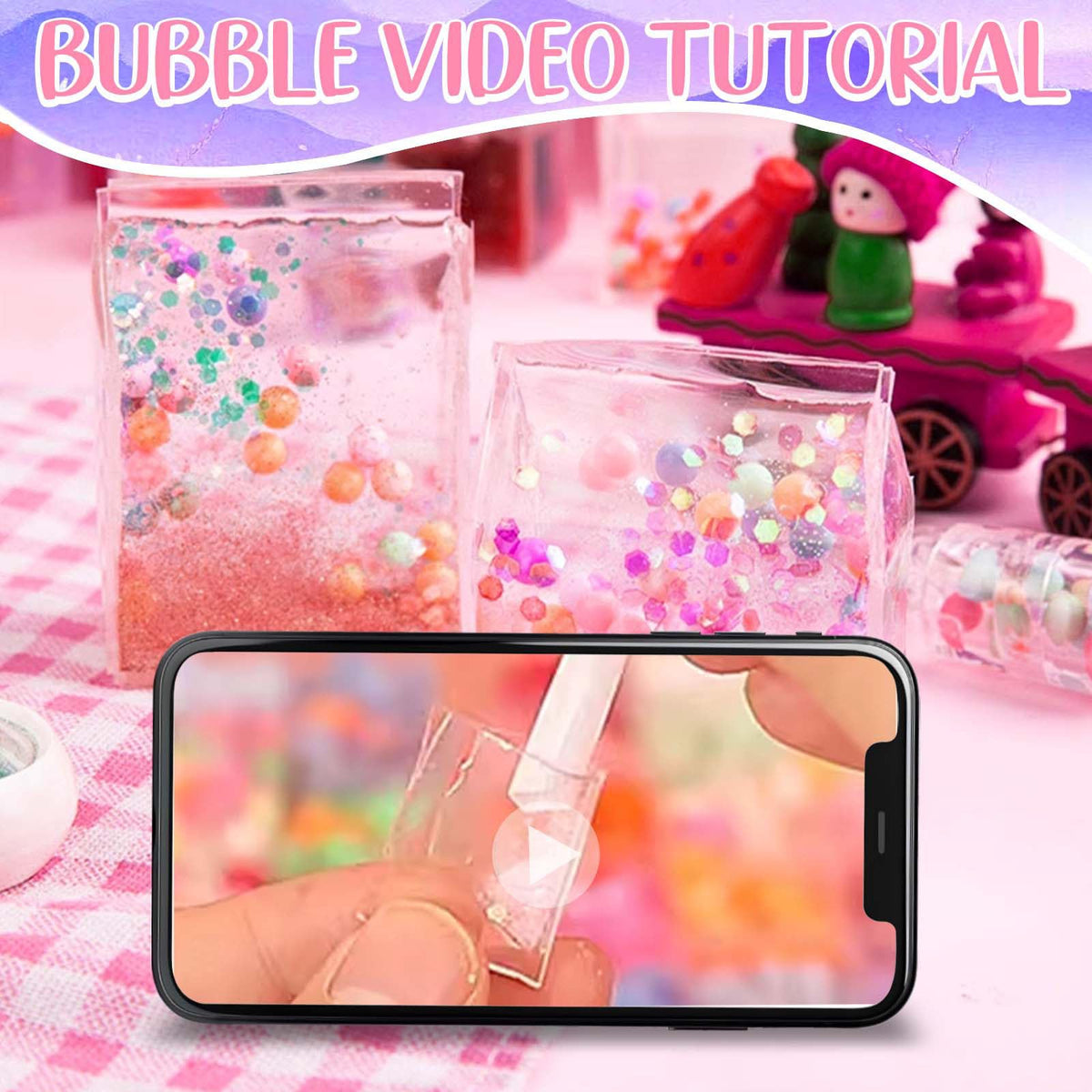 Jimcii Nano Tape Bubble Kit gift-ready packaging for birthdays.