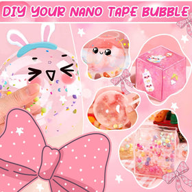 Jimcii Nano Tape Bubble Kit heat-drying step, edge sealing for durable bubbles.