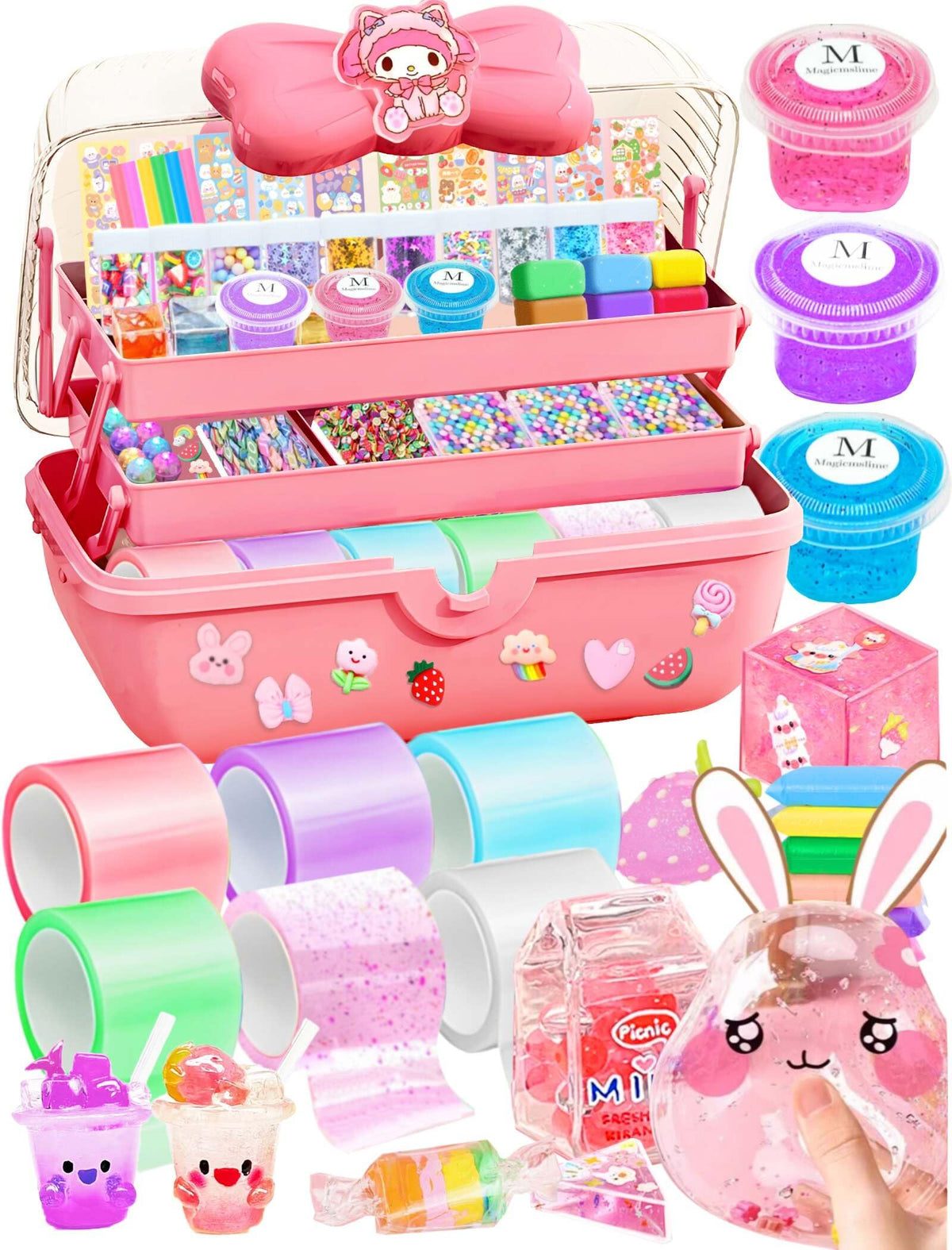 Jimcii Nano Tape Bubble Kit packaging invites kids to creative play.