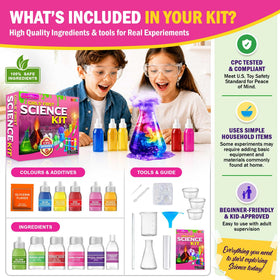 Jim&Gloria science kit conical flask for safe, hands-on chemistry demonstrations at home.