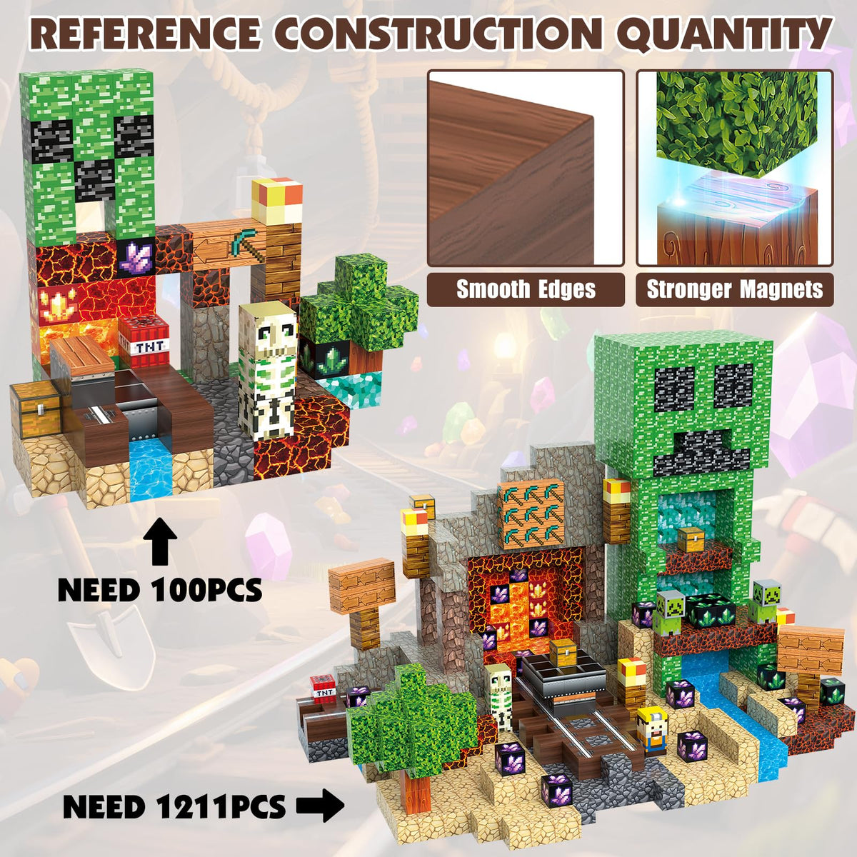 JIMI 1-inch blocks offer comfortable grip and stable builds.