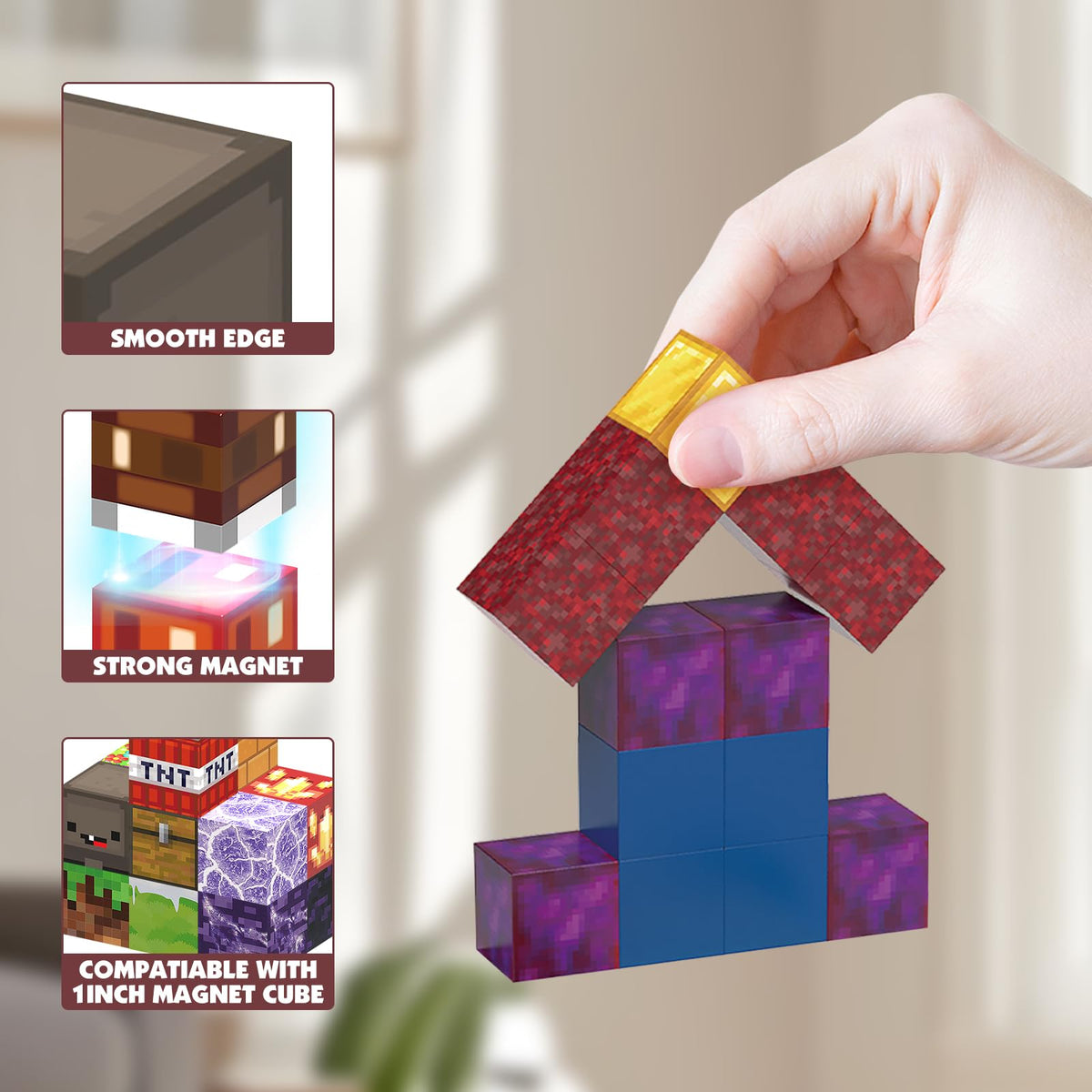 JIMI gift-edutainment magnetic blocks ideal for birthdays or holidays.
