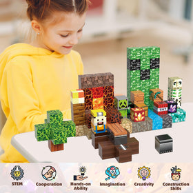JIMI strong magnets keep builds firm and stable during play.