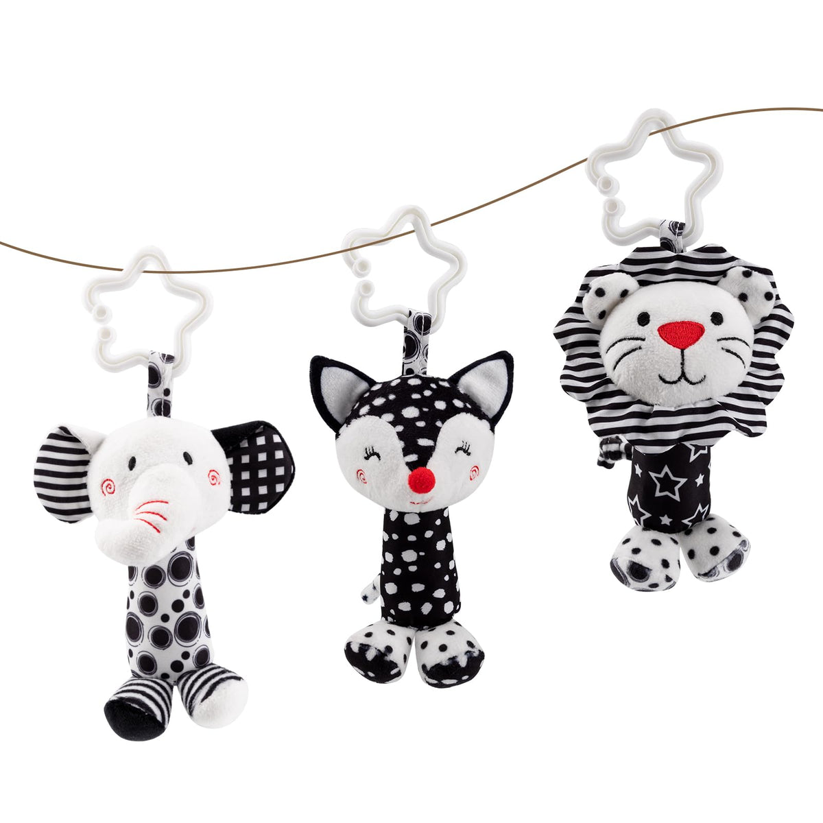 JINBOBUBU elephant wind chime visual stimulation for newborns